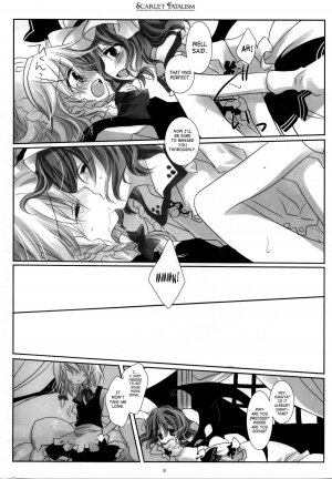 (Reitaisai 6) [CHRONOLOG, Rengaworks (Sakurazawa Izumi)] Scarlet Fatalism (Touhou Project) [English] [SaHa] [Incomplete] - Page 11