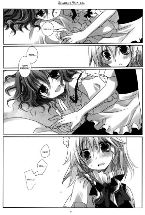 (Reitaisai 6) [CHRONOLOG, Rengaworks (Sakurazawa Izumi)] Scarlet Fatalism (Touhou Project) [English] [SaHa] [Incomplete] - Page 13