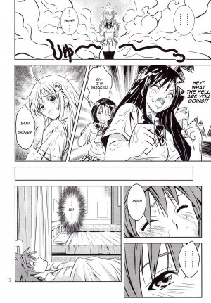 [Gangontou (Fukori)] Anoko-tachi ga Taihen na Koto ni Nattemasu (To LOVE-Ru) [English] {doujin-moe.us} - Page 12