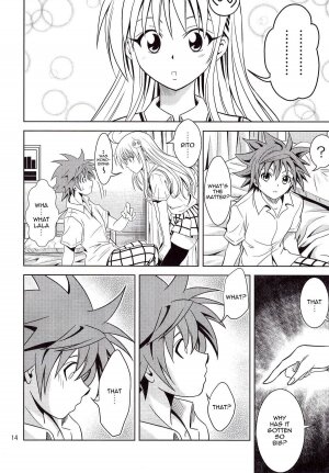 [Gangontou (Fukori)] Anoko-tachi ga Taihen na Koto ni Nattemasu (To LOVE-Ru) [English] {doujin-moe.us} - Page 14