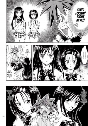 [Gangontou (Fukori)] Anoko-tachi ga Taihen na Koto ni Nattemasu (To LOVE-Ru) [English] {doujin-moe.us} - Page 16