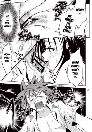 [Gangontou (Fukori)] Anoko-tachi ga Taihen na Koto ni Nattemasu (To LOVE-Ru) [English] {doujin-moe.us} - Page 42