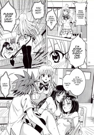 [Gangontou (Fukori)] Anoko-tachi ga Taihen na Koto ni Nattemasu (To LOVE-Ru) [English] {doujin-moe.us} - Page 50