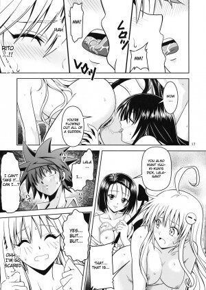 [Gangontou (Fukori)] Anoko-tachi ga Taihen na Koto ni Nattemasu 2 (To LOVE-Ru) [English] {doujin-moe.us} - Page 16