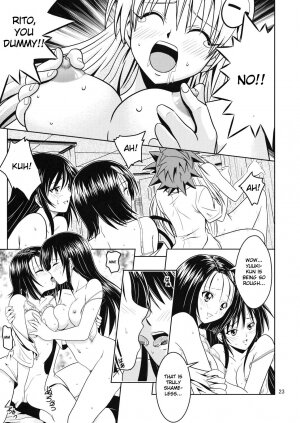 [Gangontou (Fukori)] Anoko-tachi ga Taihen na Koto ni Nattemasu 2 (To LOVE-Ru) [English] {doujin-moe.us} - Page 22