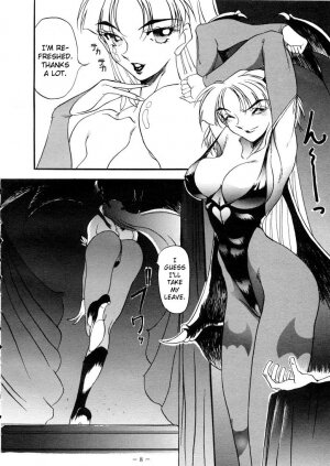 (C50) [METAL (Azuki Kurenai)] Hunter Chance! (LADY 2) (Darkstalkers) [English] [Brolen] - Page 6