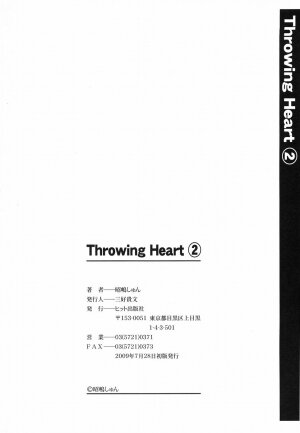 [Akishima Shun] Throwing Heart 2 - Page 202