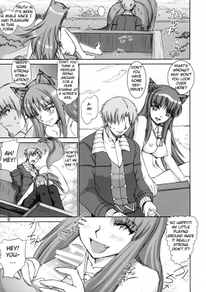 (SC38) [Raijinkai (Harukigenia)] Wolf Road (Ookami to Koushinryou [Spice and Wolf]) [English] [AHK] - Page 8