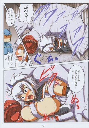 (C77) [An-Arc (Hamo)] Kirin no Hanshokuki Soushuuhen+ (Monster Hunter) - Page 14