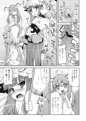 (C77) [Kurage no candume (Yoshino)] Mushinronja tachi ga Seiya ni (Touhou Project) - Page 17