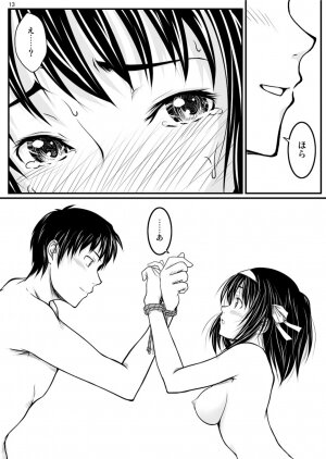 (COMIC1☆2) [Mousou Kai no Juunin wa Ikiteiru. (Kan Danchi)] Fureai (Suzumiya Haruhi no Yuuutsu [The Melancholy of Haruhi Suzumiya]) - Page 12