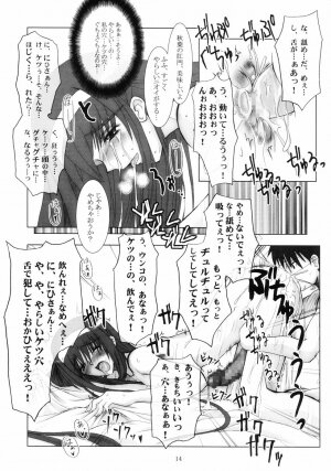 (C66) [Garyuu-Chitai (TANA)] Love Maniac Love (Tsukihime) - Page 13