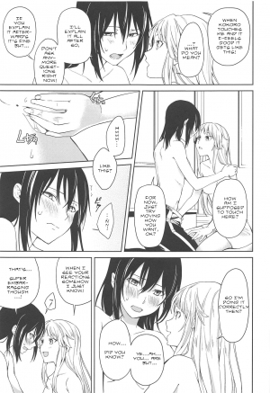 (BanG Dreamer's Party! 4th STAGE)[Tatakai no Kiseki (Senyuu)] Hajimete no | Their First... (BanG Dream!)[English][LilyCat] - Page 19
