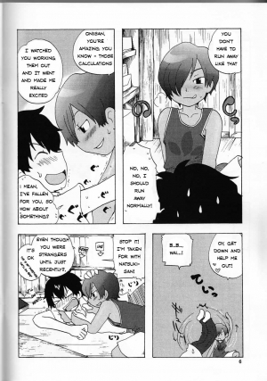  (C76) [Cupsule Asia (Minagata)] Sabishigari no Usagi-chan ni Kara-kara ni Naru Made Amaerarete Mitai Hon (Summer Wars) [English] [Kazuma]  - Page 4