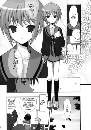 (C71) [INFINITY DRIVE (Kyougoku Shin)] NO COLD HEART (The Melancholy of Haruhi Suzumiya) [English] [M.K.] - Page 6