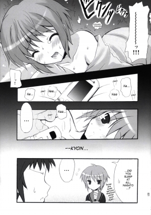 (C71) [INFINITY DRIVE (Kyougoku Shin)] NO COLD HEART (The Melancholy of Haruhi Suzumiya) [English] [M.K.] - Page 21