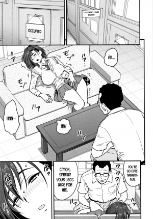 [Tatsunami Youtoku] Dankon Sousai -Hitozuma Kyoushi ga Netorareru made no Kiroku- [English] [desudesu] - Page 144