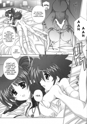 (C76) [Kamogawaya (Kamogawa Tanuki)] Nineteens Ne (Mahou Shoujo Lyrical Nanoha) [English] - Page 27