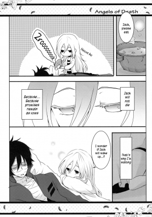 (C95) [Sasa Chaya (Sasa Sakuno)] HAPPY END (Satsuriku no Tenshi) [English] [DKKMD Translations] - Page 7