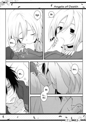 (C95) [Sasa Chaya (Sasa Sakuno)] HAPPY END (Satsuriku no Tenshi) [English] [DKKMD Translations] - Page 9