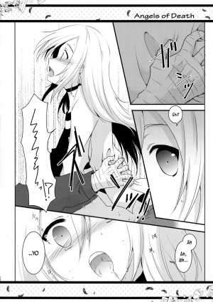 (C95) [Sasa Chaya (Sasa Sakuno)] HAPPY END (Satsuriku no Tenshi) [English] [DKKMD Translations] - Page 13