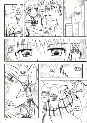  (C81) [Shiawase Kanmiryou (Yuki Tomoshi)] Momo-sama Darkness toka no Soushuuhen | Momo-sama Darkness Compilation (To LOVE-ru) [English] {Tigoris Translates}  - Page 12