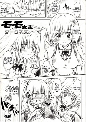  (C81) [Shiawase Kanmiryou (Yuki Tomoshi)] Momo-sama Darkness toka no Soushuuhen | Momo-sama Darkness Compilation (To LOVE-ru) [English] {Tigoris Translates}  - Page 19