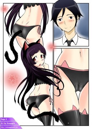 Kuroneko Gets Anal Fucked In Cat Keyhole - Page 2