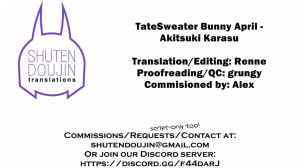 [Kuroshiro Desire (Akitsuki Karasu)] TateSweater Bunny April (Fate/Grand Order) [English] [SDTLs] [Digital] - Page 27