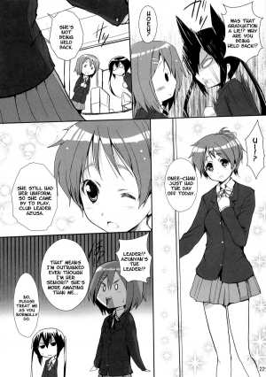 (C79) [Circle ARE (Cheruno, Kasi)] Zoku - Ore no Gimai ga Azunyan Wake ga Nai (K-On!) [English] =TV= - Page 23