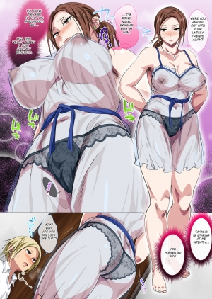 [Circle Spice] Okorinbo Mama no Amayakashi Sex de Furyou Musuko ga Kousei Shita Hanashi [English] - Page 9