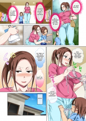 [Circle Spice] Okorinbo Mama no Amayakashi Sex de Furyou Musuko ga Kousei Shita Hanashi [English] - Page 56