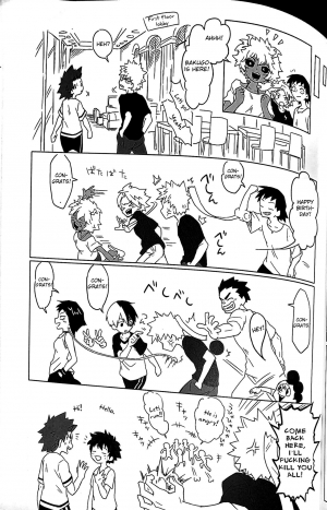 (Douyara Deban no Youda! 7) [Shakunetsu Kizuna Blast!! (Chigireru Paseri)] Happy Birthday My Darling! (Boku no Hero Academia) [English] [Otokonoko Scans] - Page 5