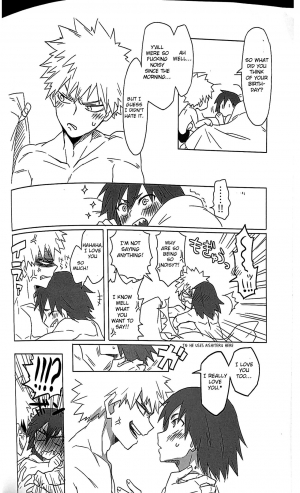 (Douyara Deban no Youda! 7) [Shakunetsu Kizuna Blast!! (Chigireru Paseri)] Happy Birthday My Darling! (Boku no Hero Academia) [English] [Otokonoko Scans] - Page 24