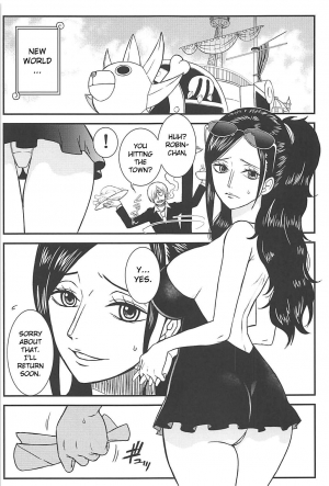 (C94) [RED FARMER (Aka Shirt Seisansha)] ROBIN'S HOLE (One Piece) [English] [CrowKarasu] - Page 3