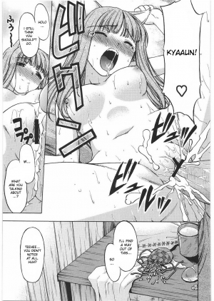 (C76) [Kacchuu Musume (Hisahiko, Shimamoto Harumi)] Smalt Leather (Spice and Wolf) [English] [desudesu] - Page 27