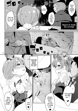 (C90) [Sniff Dogs (Ujiie Moku)] Barusu Observation Diary | Barusu Kansatsu Nikki (Re:Zero Kara Hajimeru Isekai Seikatsu) [English] [EHCOVE] - Page 12