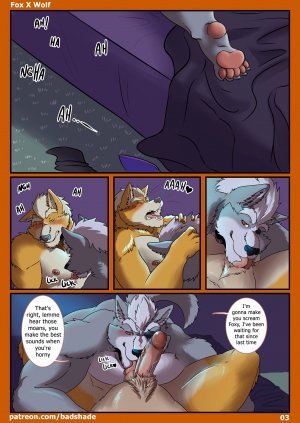 Fox X Wolf - furry porn comics | Eggporncomics