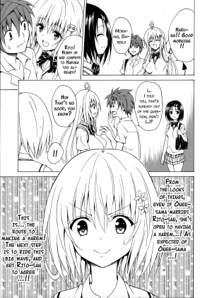 (C90) [TORA MACHINE (Kasukabe Taro)] Mezase! Rakuen Keikaku Vol. 1 (To LOVE-Ru) [English] {doujin-moe.us} - Page 21