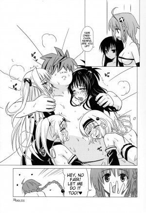 (C83) [Hanyan. (Nekomimi Kanon)] Kanryou Harem Keikaku Imouto Tengoku | Harem Plan Complete - Little Sister Heaven (To LOVE-Ru) [English] [Tigoris Translates] - Page 33