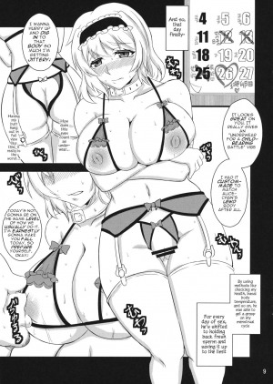 (C91) [Kasou Genjitsu (Hasekura Noise)] Ningyou Shoujo no Otoshikata (Touhou Project) [English] [robypoo] - Page 9