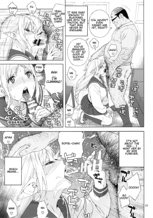  (C92) [666PROTECT (Jingrock)] Tenkousei JK Elf 3 -Houkago Yagai Jugyou- | High School Elven Transfer Student -After School Outdoor Lessons- [English] [Tremalkinger]  - Page 24