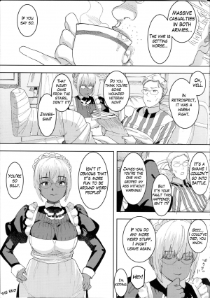 (C94) [GOLD KOMAN SEX (Baksheesh AT)] Kasshoku Kokumaro Funnyuu Maid Stardust Genius Kanketsuhen [English] [Hive-san] - Page 29