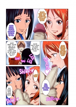 [Q Doujin] Onna Kaizoku ga Himitsu no Settai (One Piece) [English] [biribiri] - Page 8