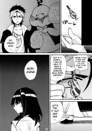 (SC57) [Dodo Fuguri (Shindou)] Mor-san ga LoveLove (Magi) [English] [UncontrolSwitch] - Page 9