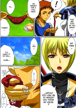 (C72) [Lost Rarities (Takapiko)] Industrial (Claymore) [English] [Tonigobe] [ZonaKG] [Colorized] - Page 8