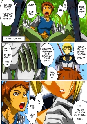 (C72) [Lost Rarities (Takapiko)] Industrial (Claymore) [English] [Tonigobe] [ZonaKG] [Colorized] - Page 10