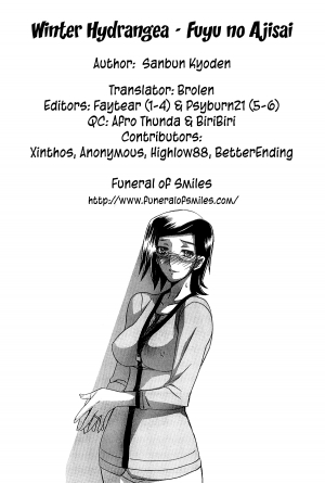 [Sanbun Kyoden] Fuyu no Ajisai | Winter Hydrangea (Complete) [English] [Brolen + Faytear + Psyburn21] - Page 130