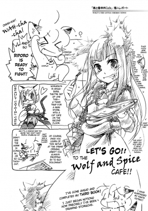  (COMIC1☆2) [Hina prin (Ikuta Takanon)] Ookami no Chotto H na Hanashi [Wolf and a Little Dirty Chat] (Ookami to Koushinryou [Spice and Wolf]) [English] ==Strange Companions==  - Page 11