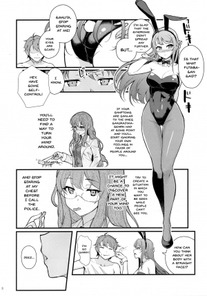 (C95) [Kayoudou (Matsuka)] Bunny Lovers (Seishun Buta Yarou wa Bunny Girl Senpai no Yume o Minai) [English] [Doujins.com] - Page 9